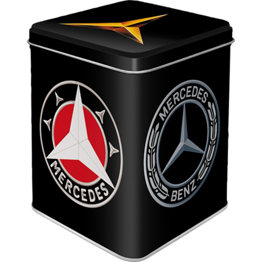 Nostalgic Tea Box Mercedes-Benz - Logo Evolution