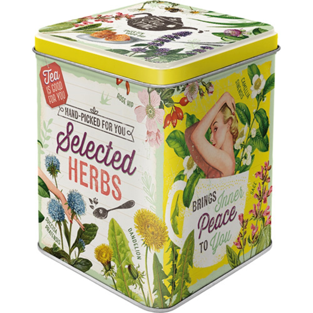 Nostalgic Tea Box Say it 50s Selected Herbs