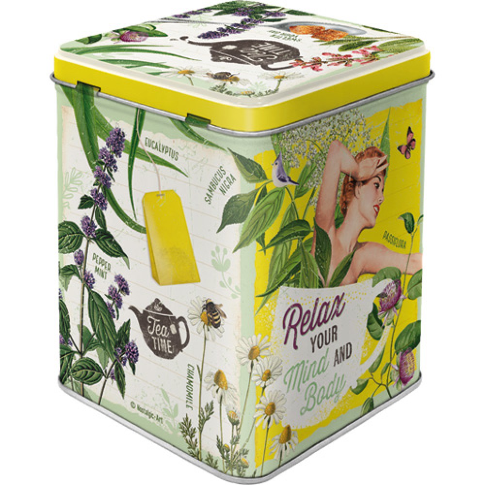 Nostalgic Tea Box Say it 50s Selected Herbs