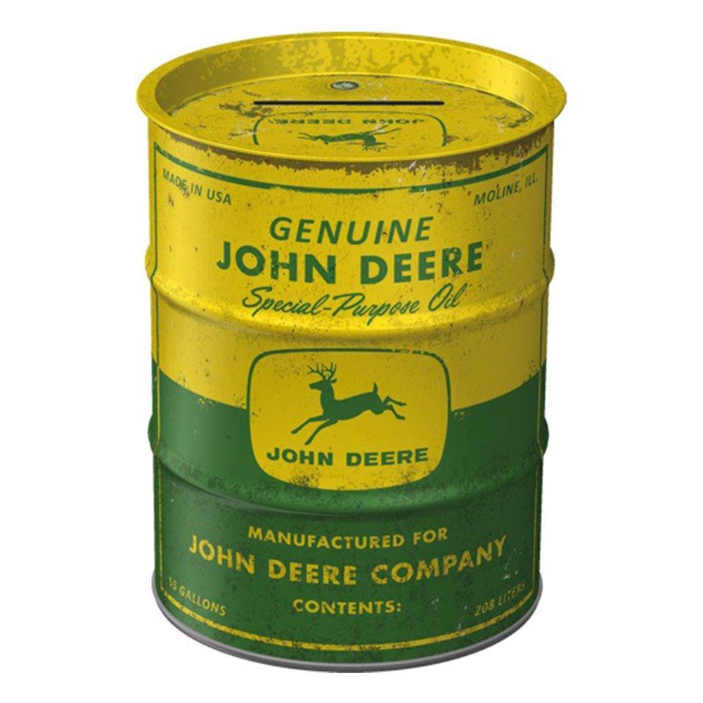 Nostalgic Money Box Oil Barrel John Deere - Special Purpose Oil