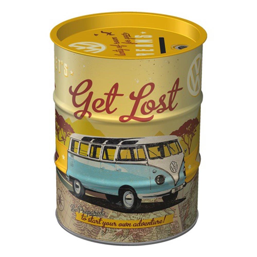 Nostalgic Money Box Oil Barrel Volkswagen VW Bulli - Let's Get Lost