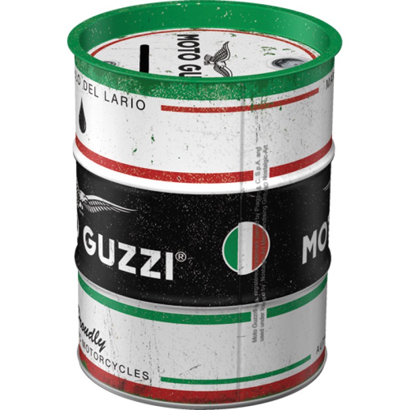 Nostalgic Μεταλλικός Κουμπαράς Oil Barrel Moto Guzzi - Italian Motorcycle Oil