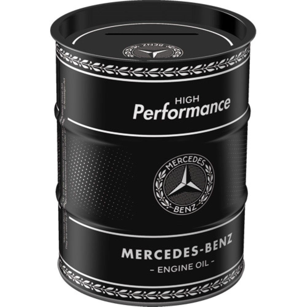 Nostalgic Money Box Oil Barrel Mercedes-Benz - Engine Oil