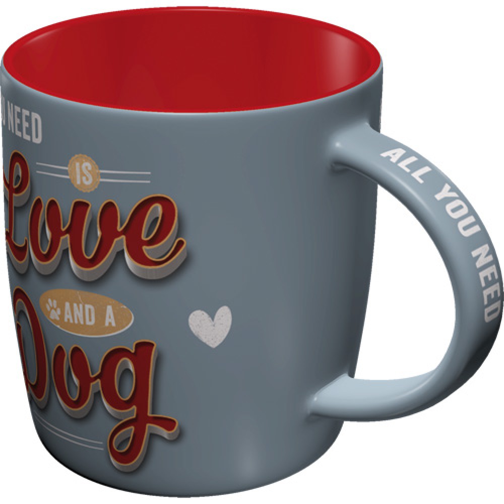 Nostalgic Mug PfotenSchild - Love Dog