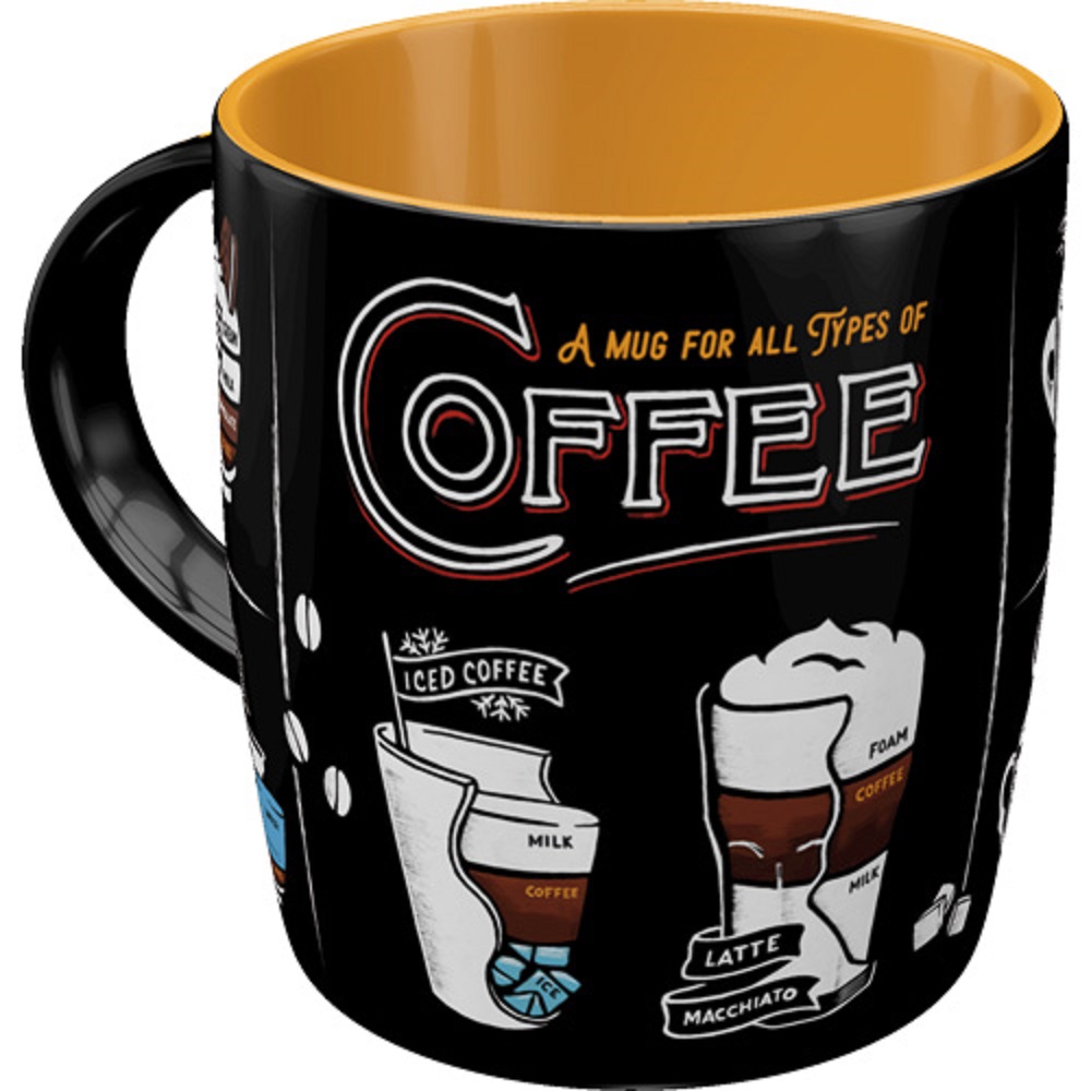 Nostalgic Mug Coffee & Chocolate All Types of Coffee