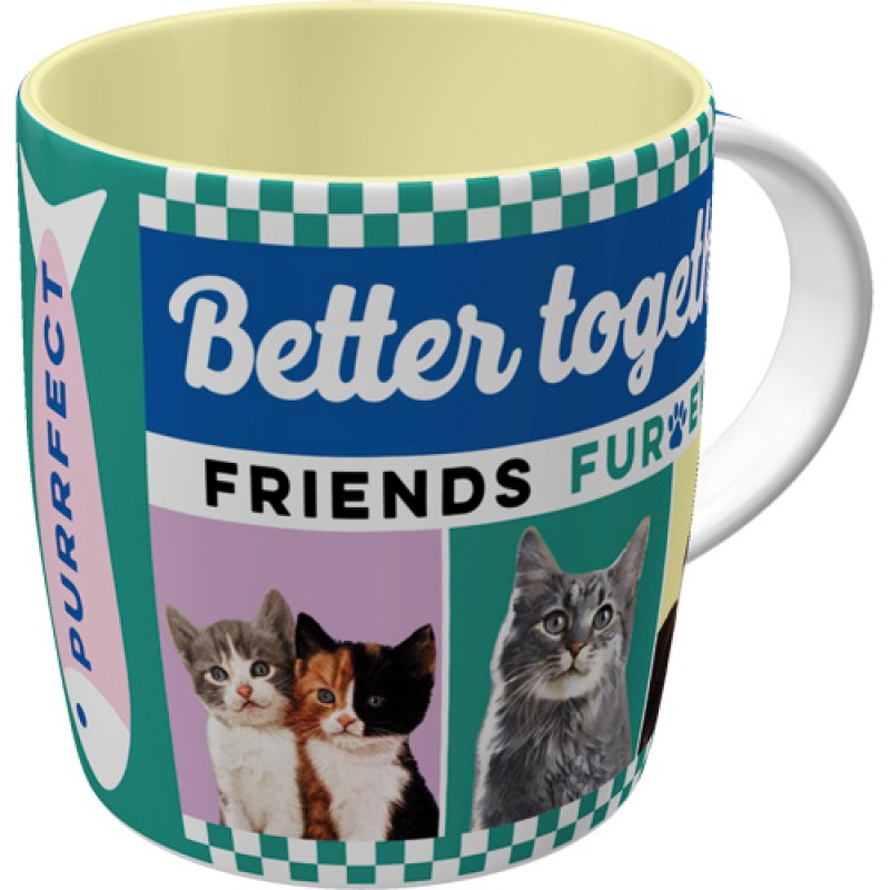 Nostalgic Κούπα 'Better Together Cats'