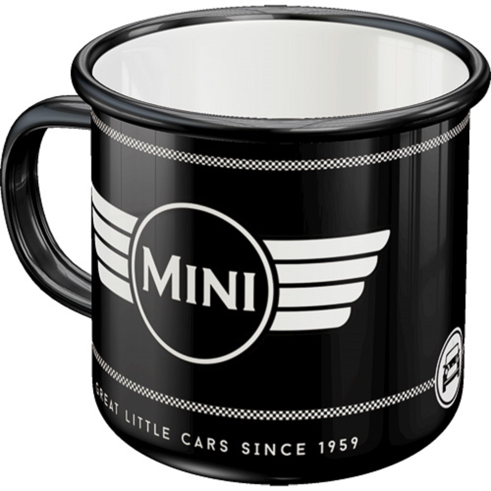 Nostalgic Enamel Mug Mini - Logo Black Mini