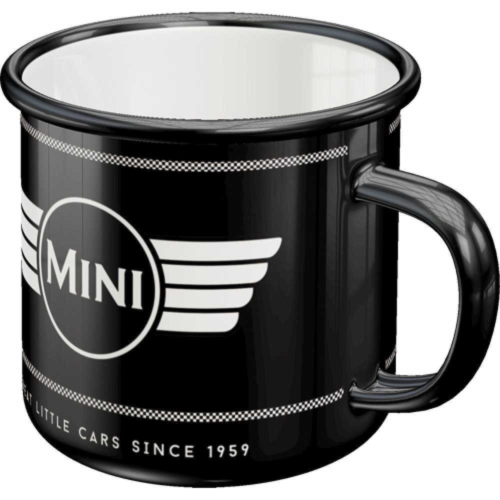 Nostalgic Enamel Mug Mini - Logo Black Mini