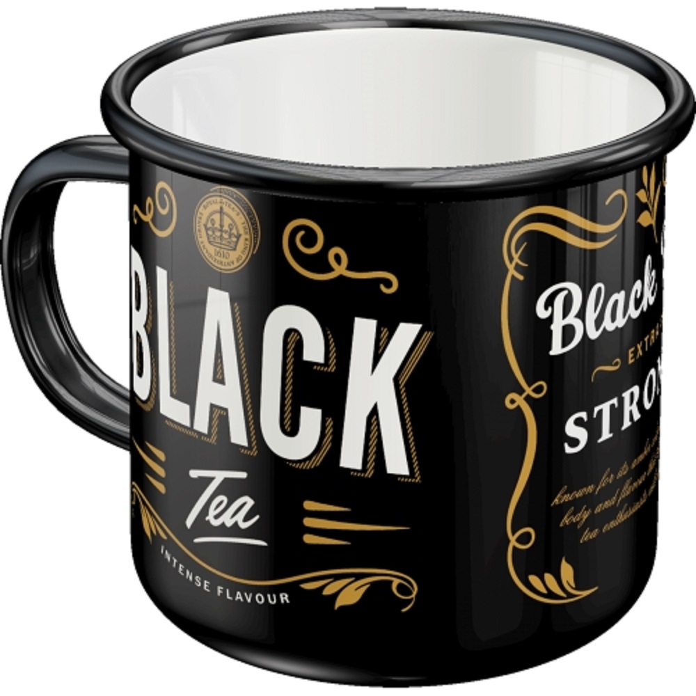 Nostalgic Enamel Mug Black Tea