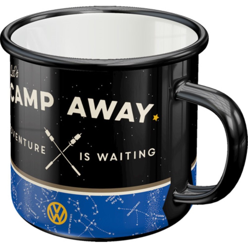 Nostalgic Κούπα σμάλτου VW Bulli - Let's Camp Away Night