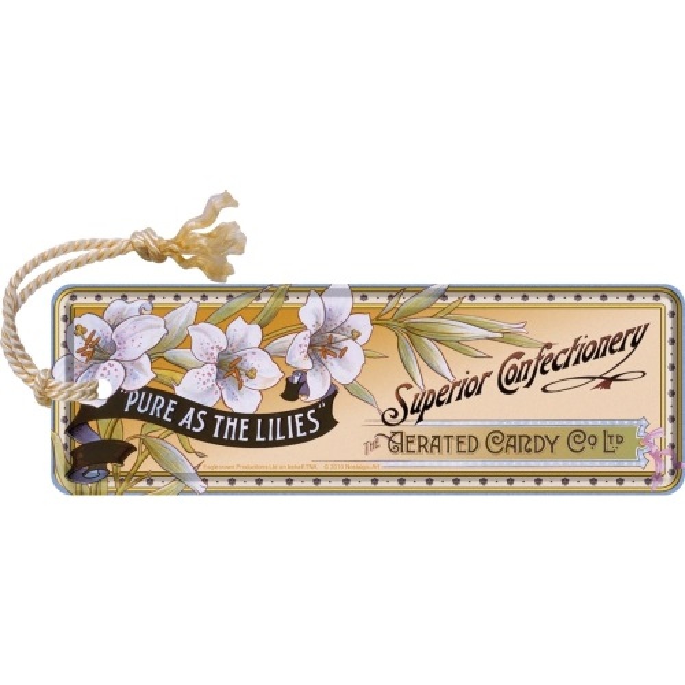 Nostalgic Metal Bookmark 5x15cm Superior Confectionery