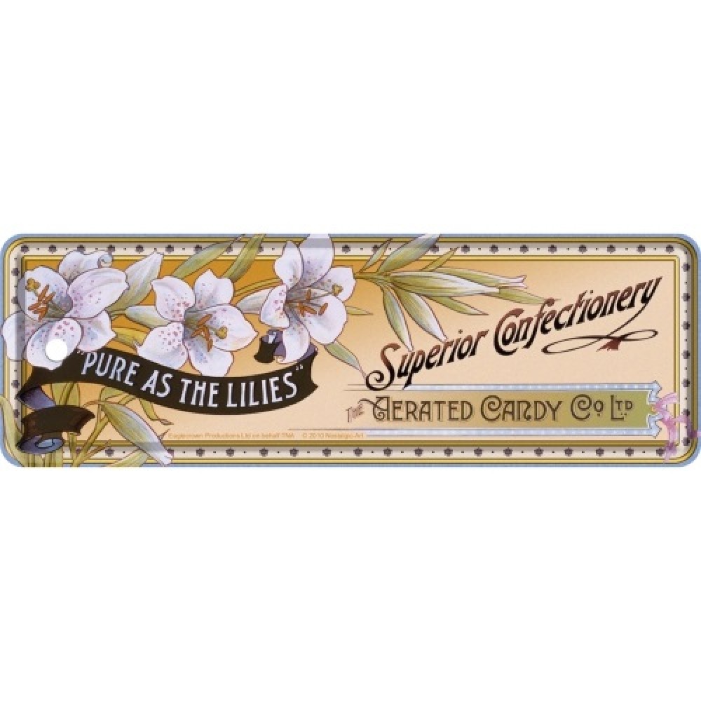 Nostalgic Metal Bookmark 5x15cm Superior Confectionery