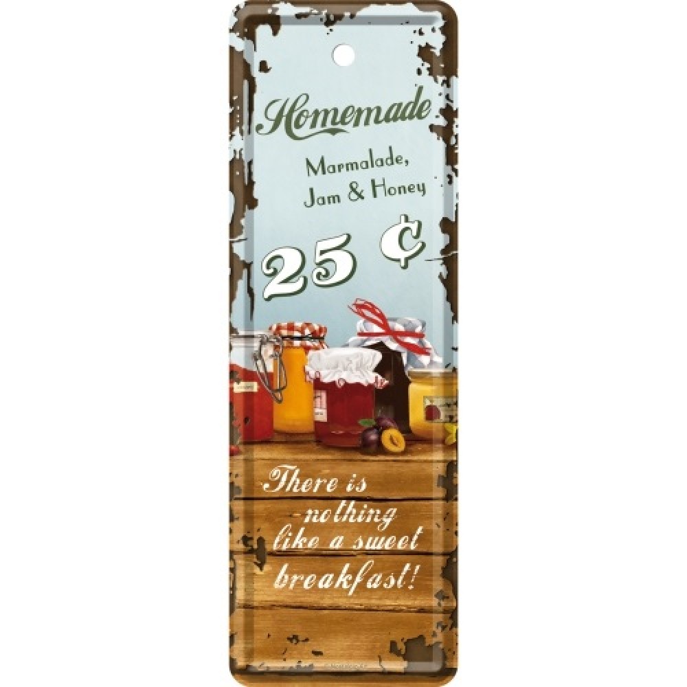 Nostalgic Metal Bookmark 5x15cm Homemade Marmalade