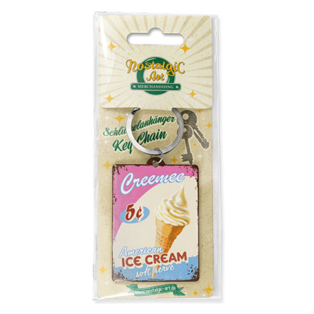 Nostalgic Key Chain 6x4,5cm USA Ice Cream