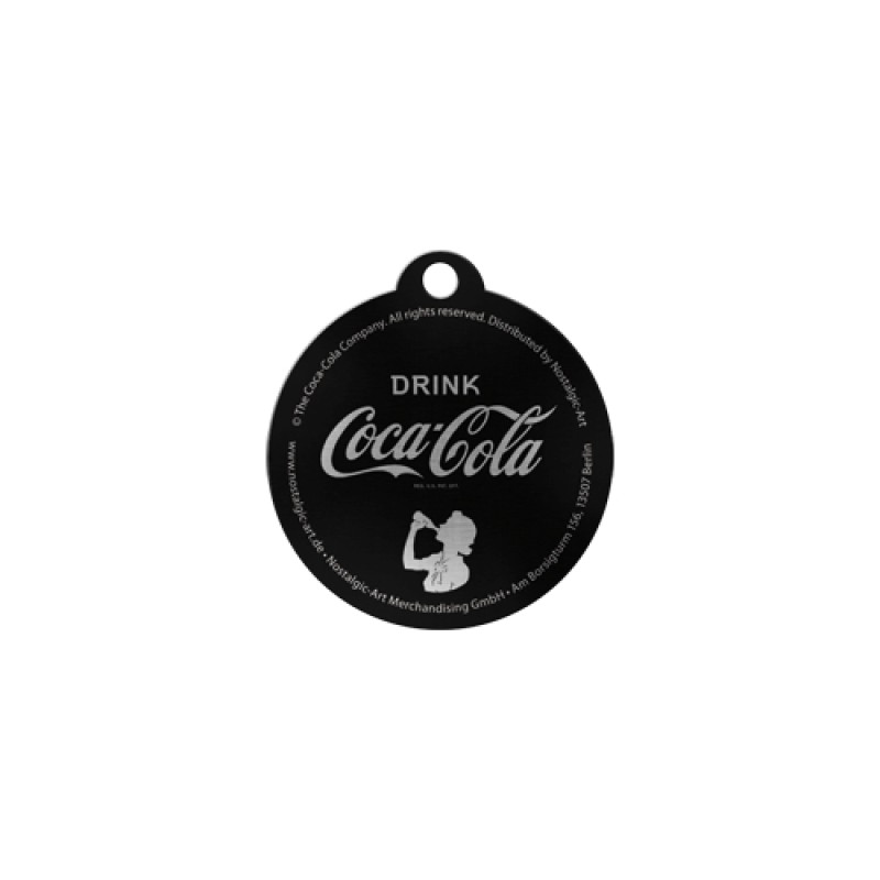 Nostalgic Μπρελοκ στρόγγυλο Coca-Cola - Logo Red Crown Cap