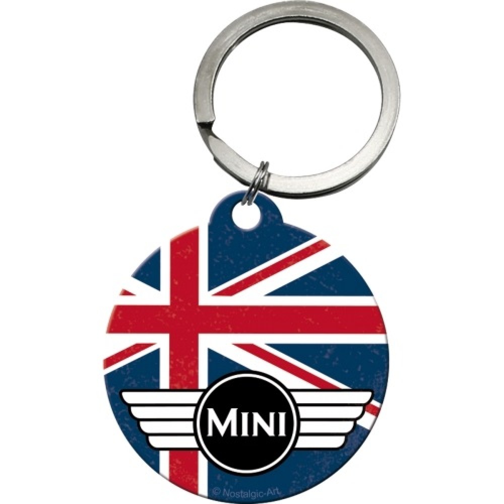 Nostalgic Key Chain Round Mini Mini - Union Jack