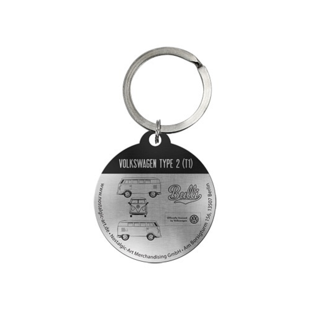 Nostalgic Key Chain Round VW Bulli - Lets Get Lost Volkswagen