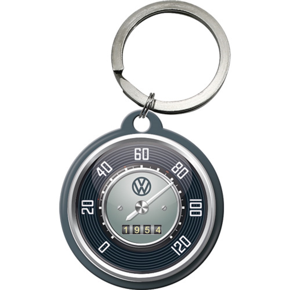 Nostalgic Key Chain Round Volkswagen VW - Tacho