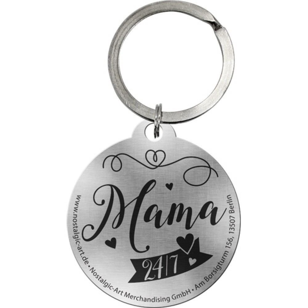 Nostalgic Key Chain Round Hotel Mama