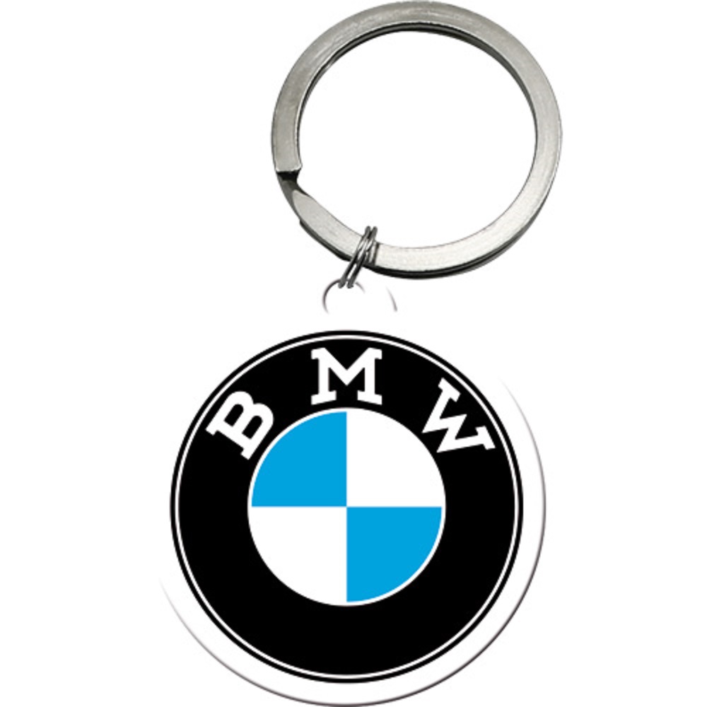 Nostalgic Key Chain Round BMW - Logo