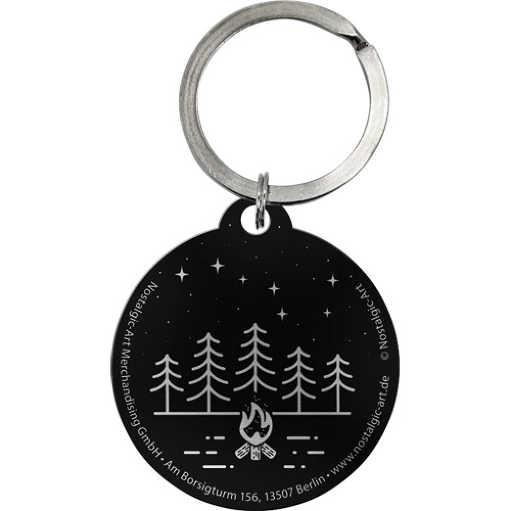 Nostalgic Key Chain Round Outdoor & Activities Home Sweet Home Camper