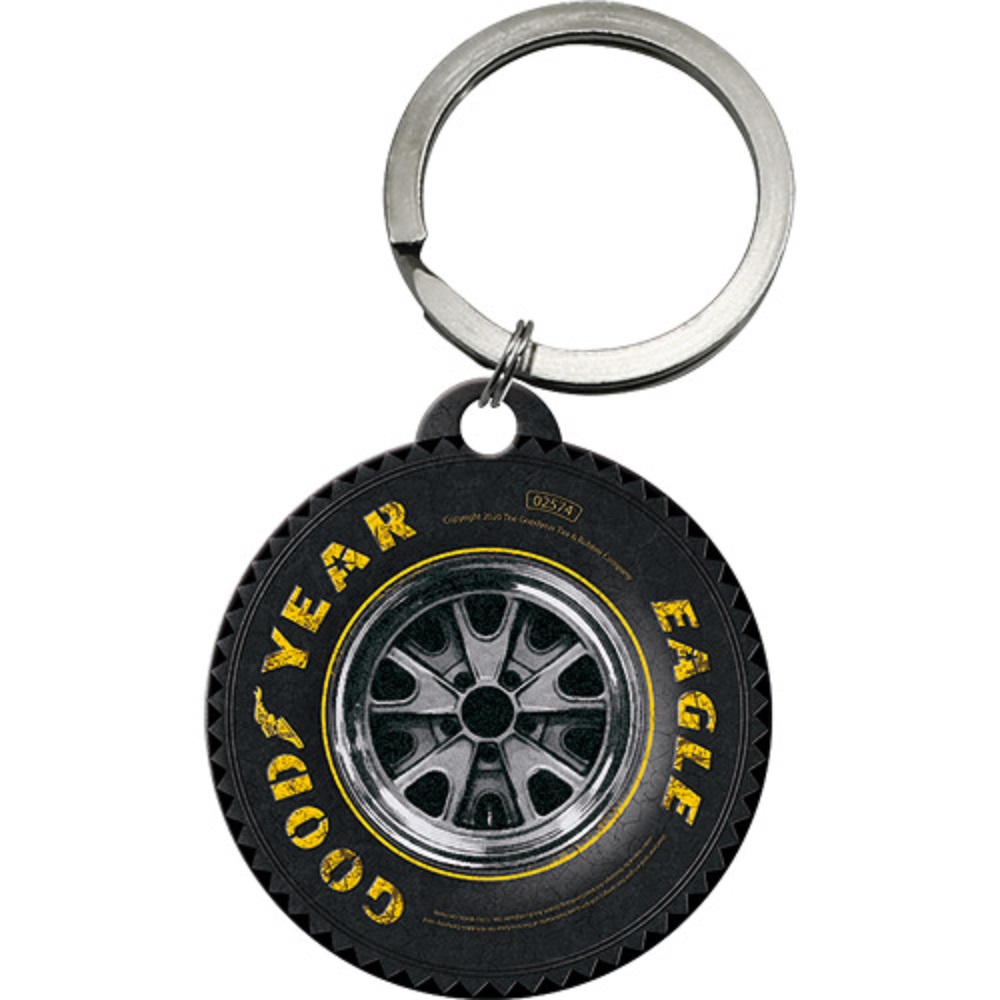 Nostalgic Key Chain Round Goodyear - Wheel
