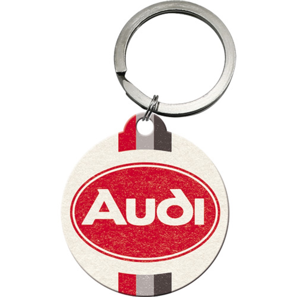 Nostalgic Key Chain Round Audi - Logo