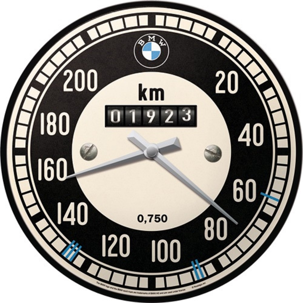 Nostalgic Wall Clock BMW - Tachometer