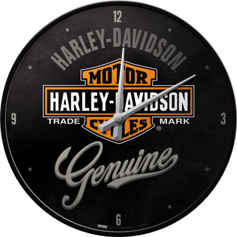 Nostalgic Ρολόι τοίχου Harley-Davidson Genuine