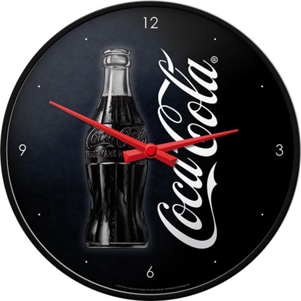 Nostalgic Wall Clock Sign Of Good Taste Coca-Cola