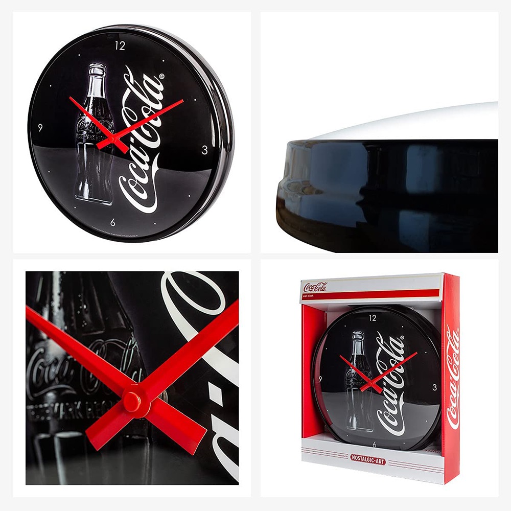 Nostalgic Wall Clock Sign Of Good Taste Coca-Cola