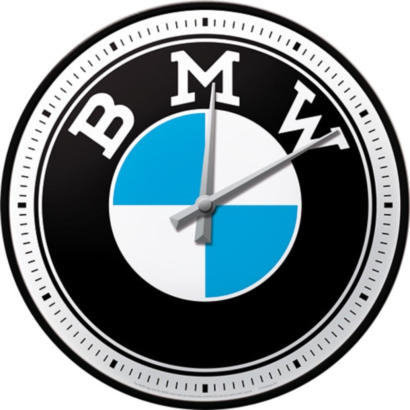 Nostalgic Ρολόι τοίχου Logo BMW