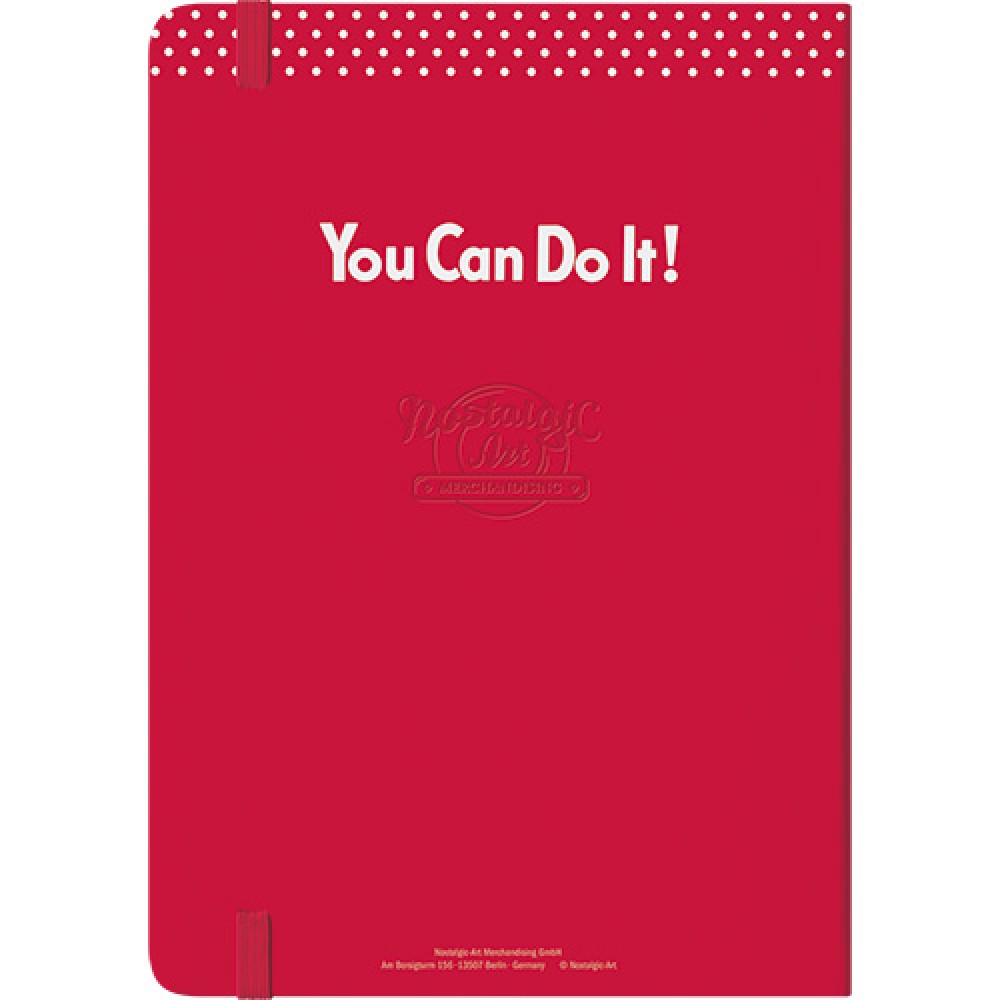 Nostalgic Notebook USA We Can Do It - Dots