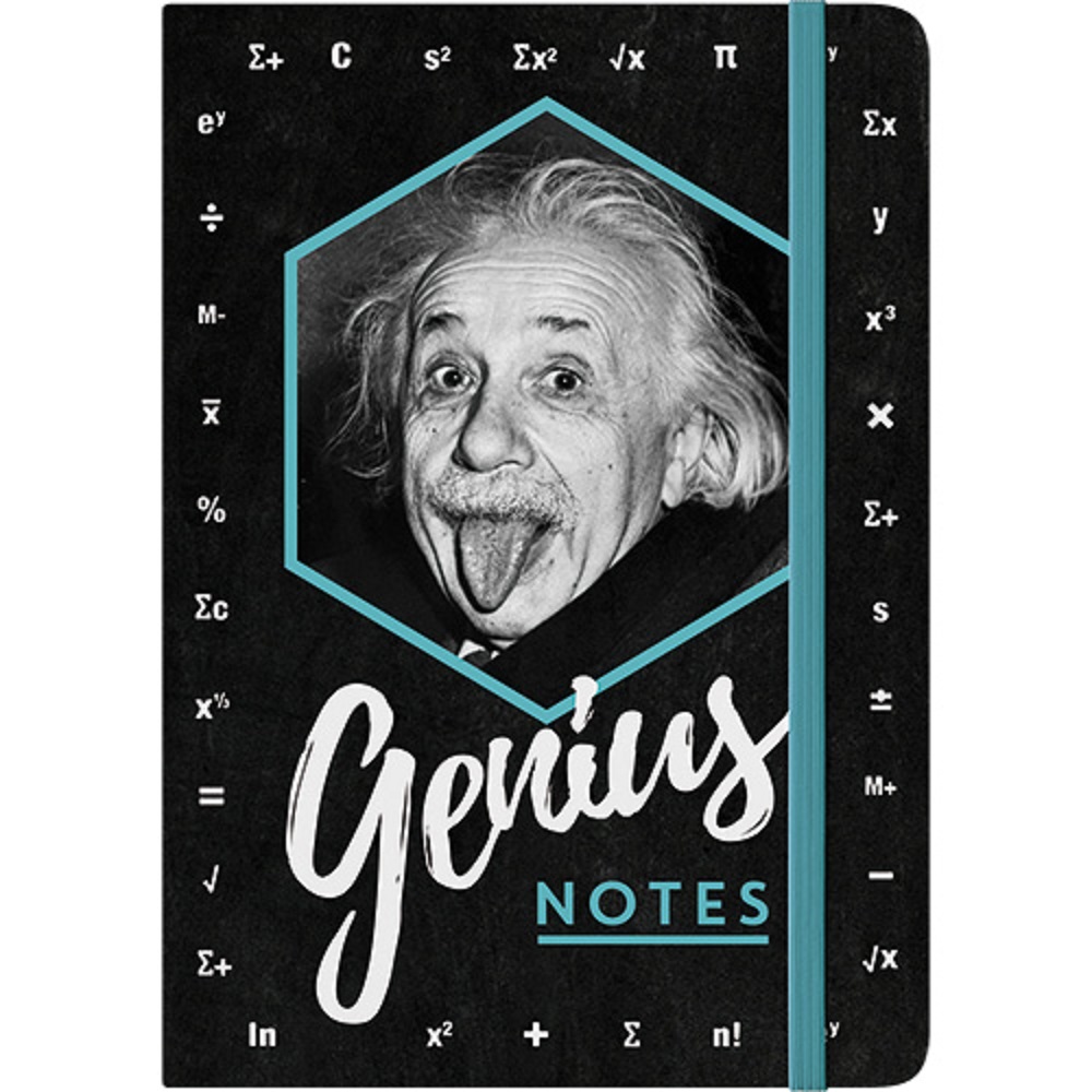 Nostalgic Notebook Celebrities Einstein - Genius Notes