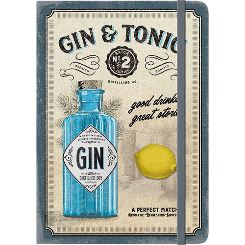 Nostalgic Σημειωματάριο Gin & Tonic - Drinks & Stories