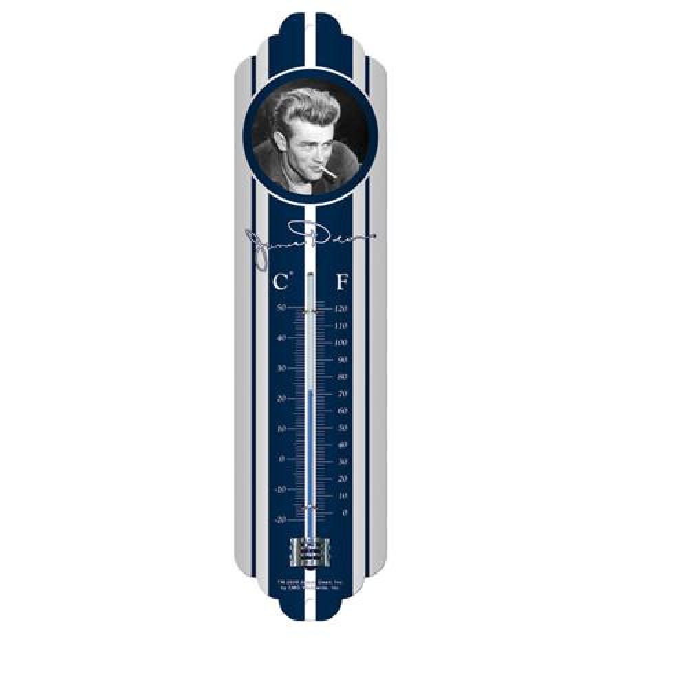 Nostalgic Thermometer James Dean-Portrait