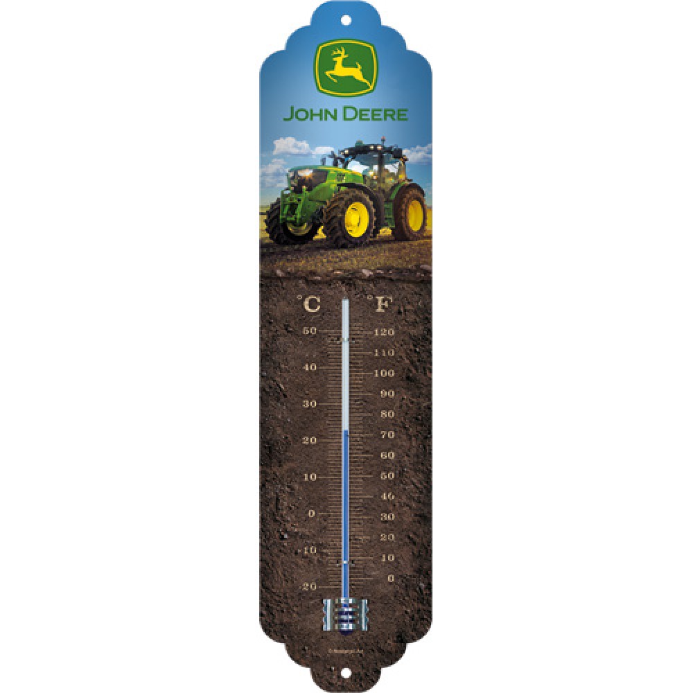 Nostalgic Thermometer John Deere Photo Modell 8370 R John Deere
