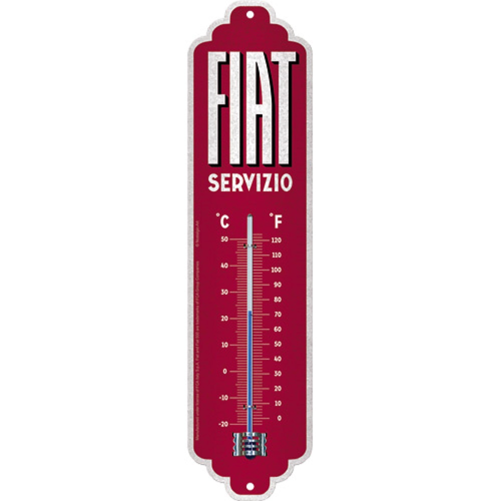 Nostalgic Thermometer Fiat - Servizio