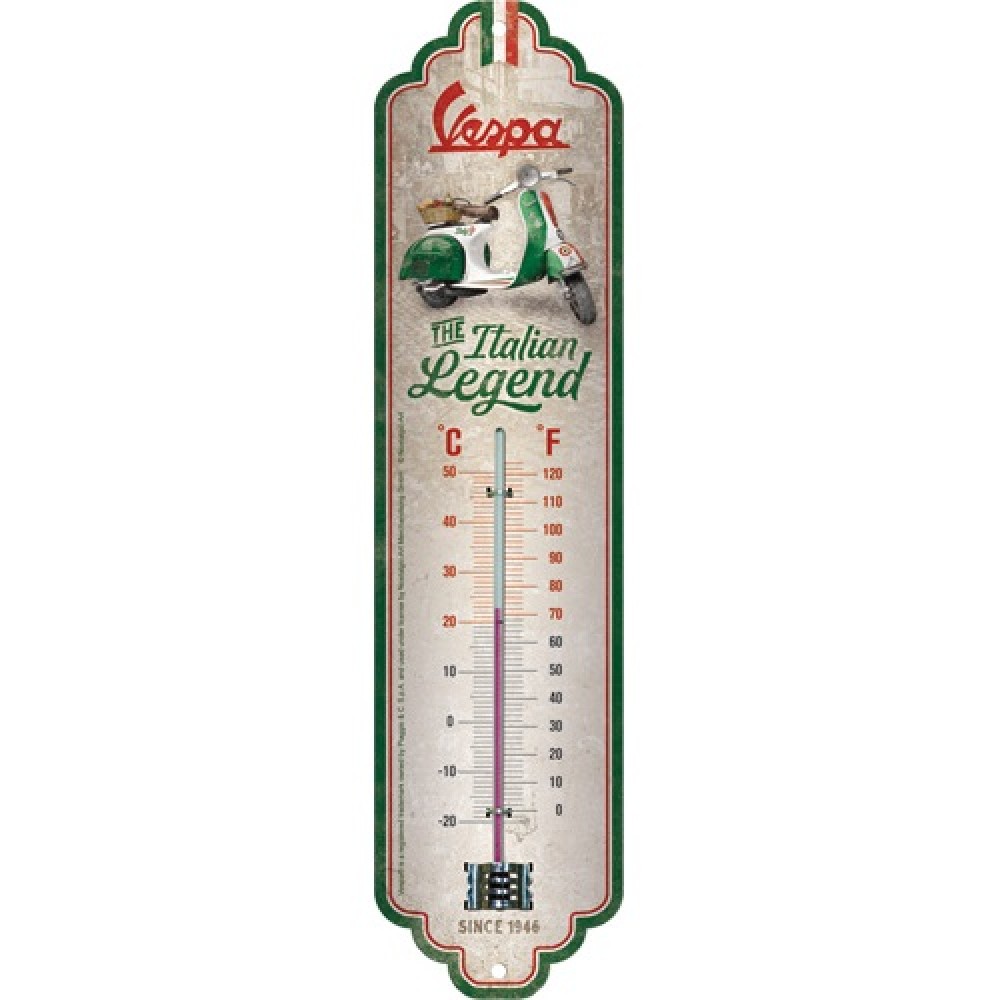 Nostalgic Thermometer Vespa - Italian Legend