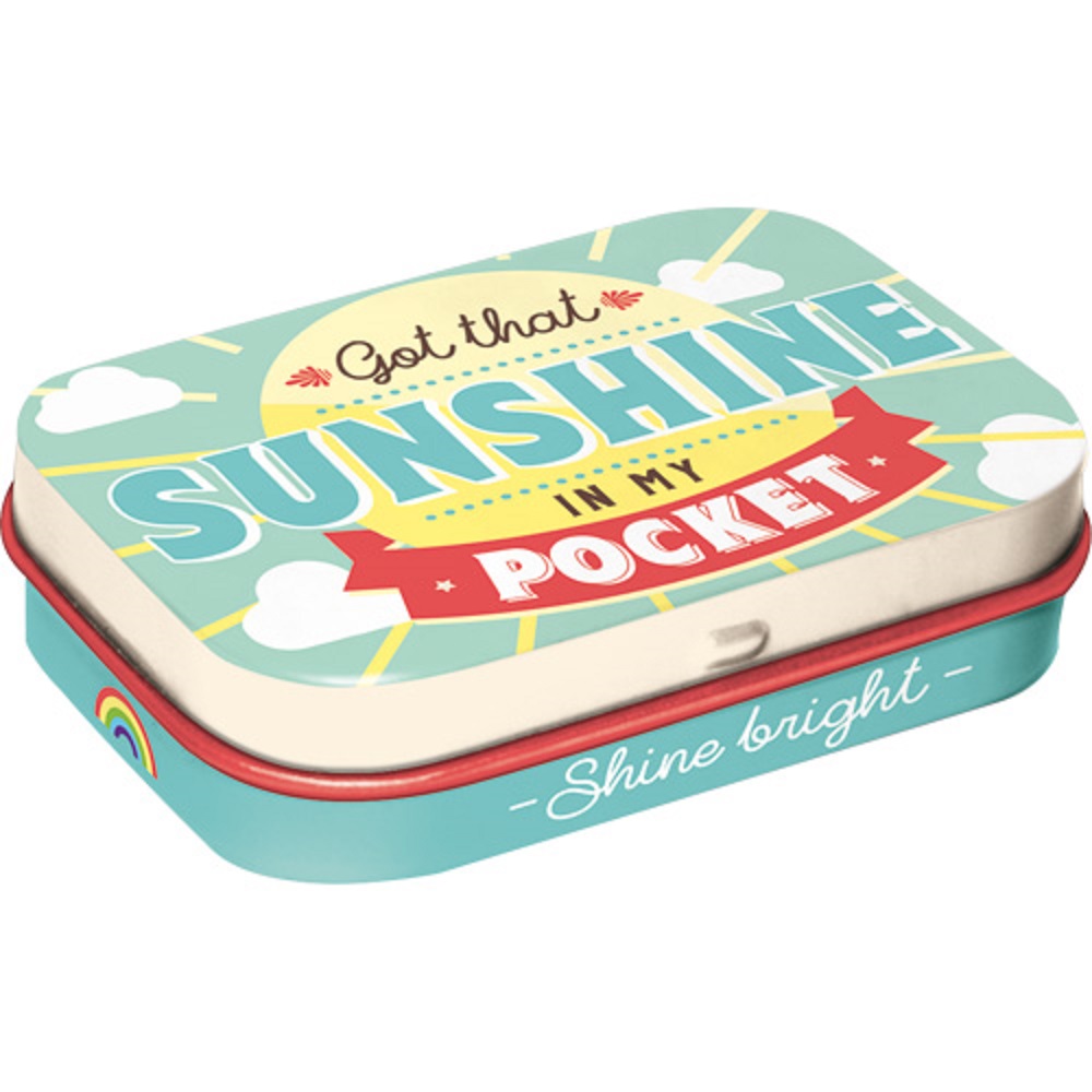 Nostalgic Mint Box Word Up Sunshine In My Pocket