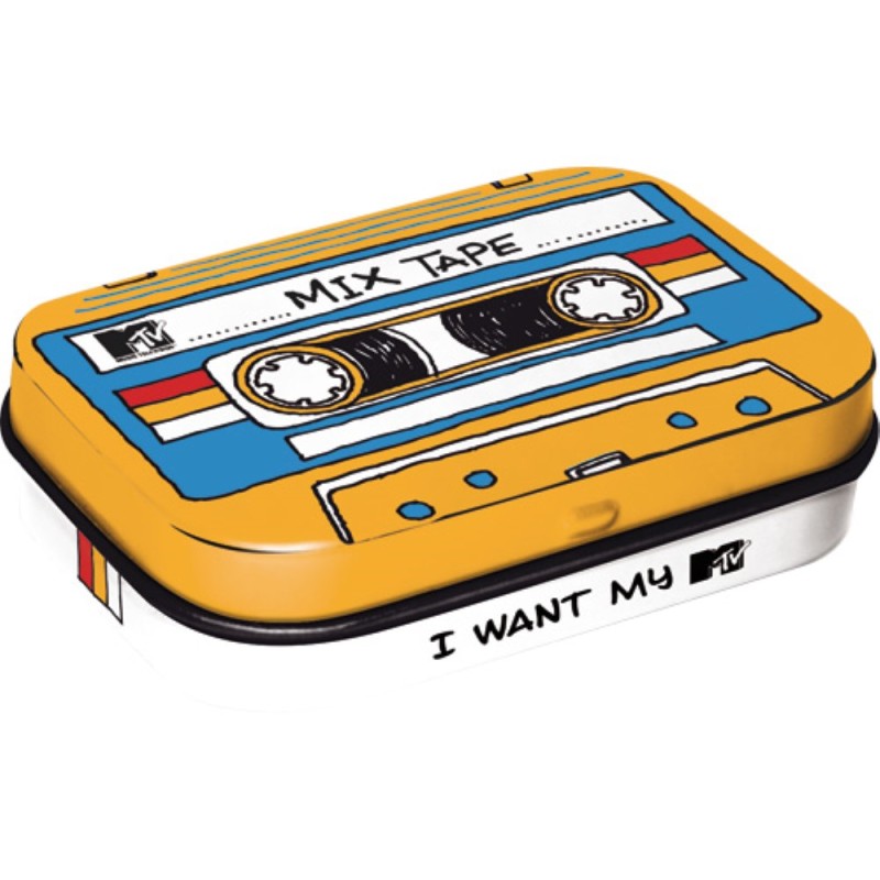 Nostalgic Μεταλλικό κουτάκι με μέντες MTV - Mix Tape