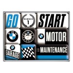 Nostalgic Μεταλλικά Μαγνητάκια (Σετ 9 τεμαχίων) BMW - Motor