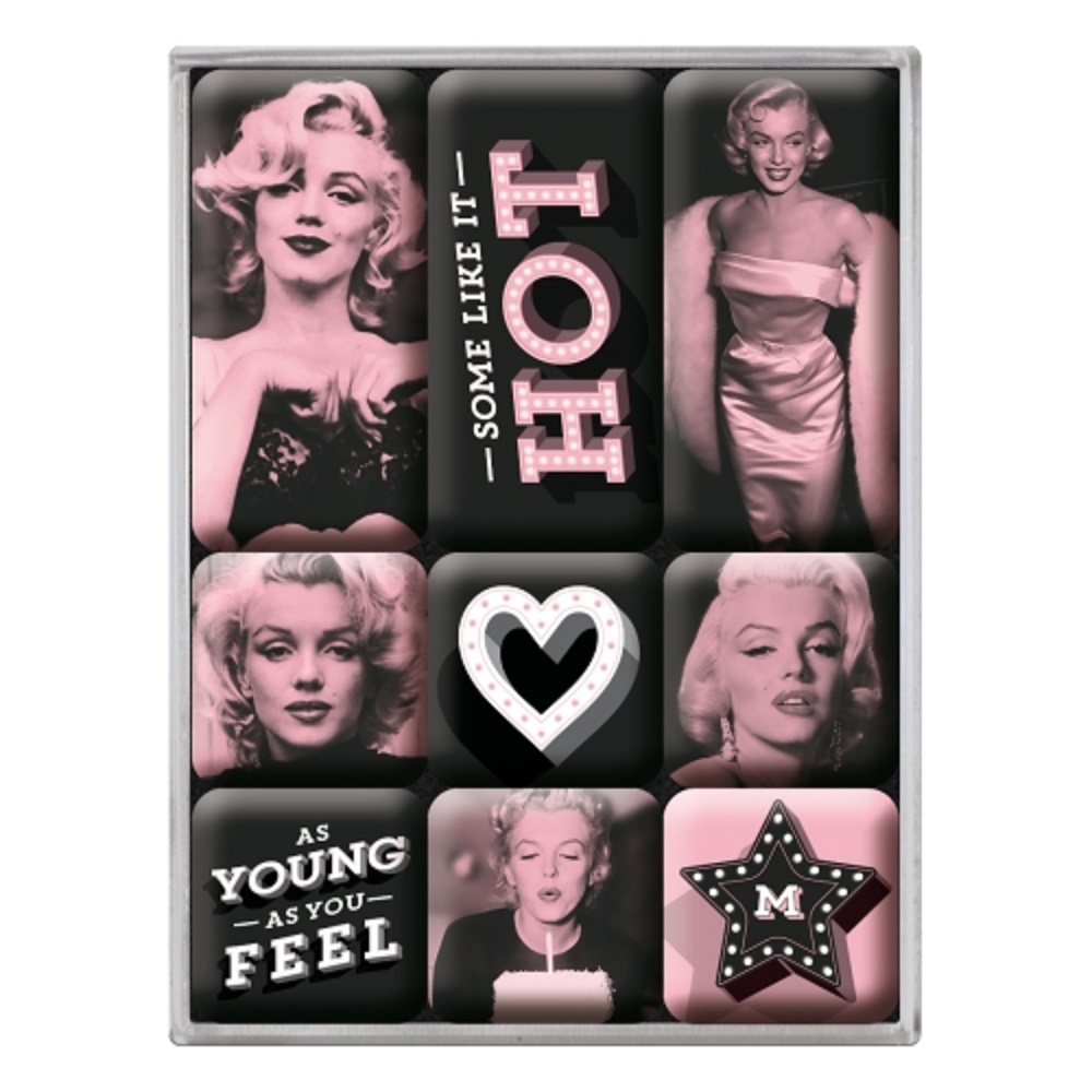 Nostalgic Magnet Set Marilyn - Some Like It Hot