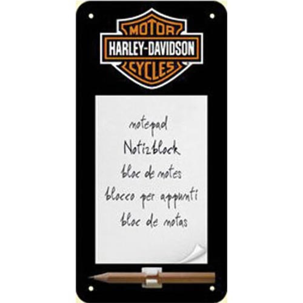 Nostalgic Magnetic Notepad Harley-Davidson