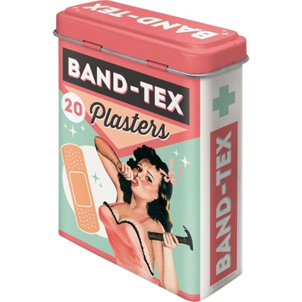 Nostgalgic Plaster Hansaplast Box Say it 50s Band Tex
