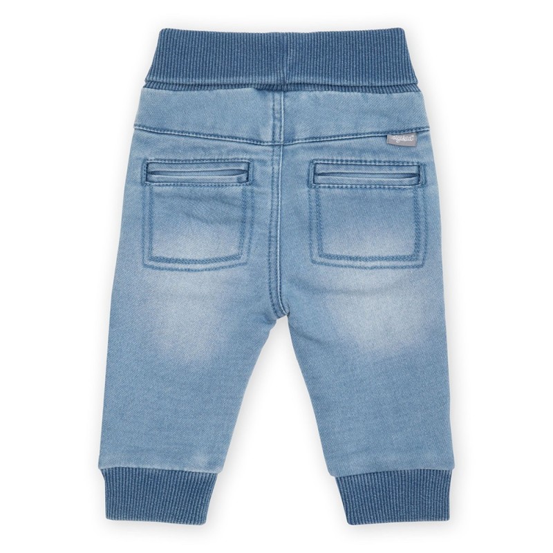 Size 068 Sigikid τζιν παντελόνι με ελαστική μέση ανοιχτό μπλε