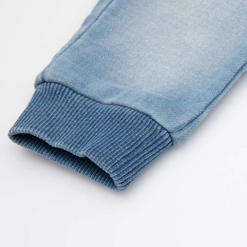 Size 092 Sigikid τζιν παντελόνι με ελαστική μέση ανοιχτό μπλε