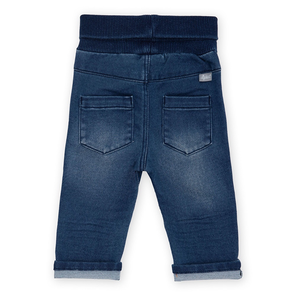 Sigikid Baby Jeans with draw string, dark blue