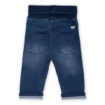 Size 092 Sigikid τζιν παντελόνι με ελαστική μέση και κορδόνι σκούρο μπλε