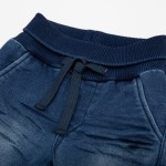 Size 092 Sigikid τζιν παντελόνι με ελαστική μέση και κορδόνι σκούρο μπλε